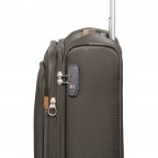 Koffer Caphir Upright 55 mit zwei Rollen Oliv Cognac, Farbe: grün/oliv, Marke: Samsonite, Abmessungen in cm: 40x55x20, Bild 5 von 7