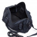 Handtasche Soft-Weaving Fanny B3.4833 Midnight Navy, Farbe: blau/petrol, Marke: Harbour 2nd, EAN: 4046478019928, Abmessungen in cm: 30x25x10, Bild 2 von 3