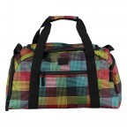 Reisetasche T1 Größe S Check & Stripes, Farbe: gelb, Marke: Franky, Abmessungen in cm: 46x26x25, Bild 1 von 4