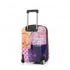 Koffer Flux Love Größe 55 cm Rosa, Farbe: flieder/lila, rosa/pink, orange, bunt, Marke: Travelite, Abmessungen in cm: 38x55x20, Bild 4 von 6