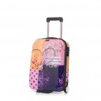 Koffer Flux Love Größe 55 cm Rosa, Farbe: flieder/lila, rosa/pink, orange, bunt, Marke: Travelite, Abmessungen in cm: 38x55x20, Bild 1 von 6