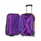 Koffer Flux Love Größe 55 cm Rosa, Farbe: flieder/lila, rosa/pink, orange, bunt, Marke: Travelite, Abmessungen in cm: 38x55x20, Bild 3 von 6