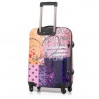 Koffer Flux Love Größe 65 cm Rosa, Farbe: flieder/lila, rosa/pink, orange, bunt, Marke: Travelite, Abmessungen in cm: 40x65x25, Bild 4 von 6