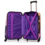 Koffer Flux Love Größe 65 cm Rosa, Farbe: flieder/lila, rosa/pink, orange, bunt, Marke: Travelite, Abmessungen in cm: 40x65x25, Bild 2 von 6