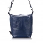 Beuteltasche Alaska Blau, Farbe: blau/petrol, Marke: Loubs, Abmessungen in cm: 24x34x15, Bild 3 von 7