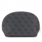 Kosmetiketui Zamira 4G-Logo, Farbe: anthrazit, cognac, Marke: Guess, Abmessungen in cm: 22x15x6.5, Bild 2 von 3