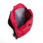 Rucksack Basics Rot, Farbe: rot/weinrot, Marke: Travelite, Abmessungen in cm: 27x37x17, Bild 2 von 3