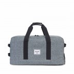 Reisetasche Outfitter Raven Crosshatch Black, Farbe: schwarz, Marke: Herschel, EAN: 0828432170579, Abmessungen in cm: 61x33x30, Bild 1 von 4