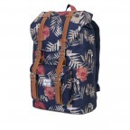 Rucksack Little America Medium Volumen 14 Liter Peacoat Floria, Farbe: bunt, Marke: Herschel, EAN: 0828432123438, Abmessungen in cm: 28x43x12, Bild 2 von 4