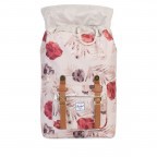 Rucksack Little America Medium Volumen 14 Liter Pelican Flora, Farbe: weiß, Marke: Herschel, EAN: 0828432123445, Abmessungen in cm: 28x43x12, Bild 3 von 4