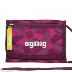 Brustbeutel NachtschwärmBär, Farbe: rot/weinrot, rosa/pink, Marke: Ergobag, EAN: 4057081011520, Abmessungen in cm: 14x10x1, Bild 1 von 3