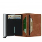 Geldbörse Slimwallet Vintage Cognac Silver, Farbe: cognac, Marke: Secrid, EAN: 8718215288060, Abmessungen in cm: 6.8x10.2x1.6, Bild 4 von 6