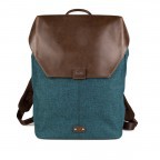 Rucksack Olli O14 Denim, Farbe: blau/petrol, Marke: Zwei, EAN: 4250257912137, Abmessungen in cm: 29x41x13, Bild 1 von 3