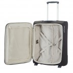 Koffer base-boost Upright 55 mit zwei Rollen Black, Farbe: schwarz, Marke: Samsonite, Abmessungen in cm: 40x55x20, Bild 3 von 5