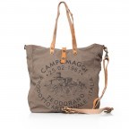 Tasche Canvas C1226ML-TEVL-2393 Oliv, Farbe: taupe/khaki, Marke: Campomaggi, Abmessungen in cm: 40x40x16, Bild 1 von 4