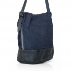 Beuteltasche Canvas C4470-TEVLTC Druck Blau, Farbe: blau/petrol, Marke: Campomaggi, Abmessungen in cm: 36x37x16, Bild 3 von 5