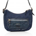 Beuteltasche Canvas C4473-TEVLTC Druck Blau, Farbe: blau/petrol, Marke: Campomaggi, Abmessungen in cm: 29x23x11, Bild 5 von 5
