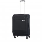 Koffer base-boost Spinner 66 Black, Farbe: schwarz, Marke: Samsonite, EAN: 5414847724220, Abmessungen in cm: 44x66x28, Bild 2 von 5