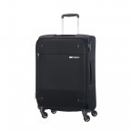 Koffer base-boost Spinner 66 Black, Farbe: schwarz, Marke: Samsonite, EAN: 5414847724220, Abmessungen in cm: 44x66x28, Bild 1 von 5