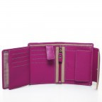 Geldbörse Tinta Fuchsia, Farbe: rosa/pink, Marke: Hausfelder Manufaktur, Abmessungen in cm: 13x10.5x2, Bild 5 von 5