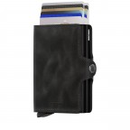 Geldbörse Twinwallet Vintage Black, Farbe: schwarz, Marke: Secrid, EAN: 8718215282983, Abmessungen in cm: 7x10.2x2.5, Bild 4 von 4