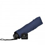 Schirm Super Mini Manuell Blau, Farbe: blau/petrol, Marke: Hausfelder Manufaktur, EAN: 4065646004870, Bild 3 von 3