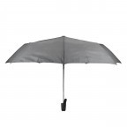 Schirm Mini Automatik Grau, Farbe: grau, Marke: Hausfelder Manufaktur, EAN: 4065646004894, Bild 2 von 3