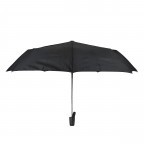 Schirm Mini Automatik Schwarz, Farbe: schwarz, Marke: Hausfelder Manufaktur, EAN: 4065646004917, Bild 2 von 3