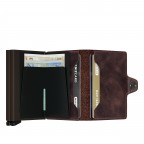 Geldbörse Twinwallet Vintage Chocolate, Farbe: braun, Marke: Secrid, EAN: 8718215282181, Abmessungen in cm: 7x10.2x2.5, Bild 3 von 4