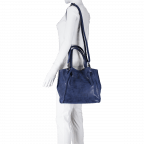 Shopper Vintage Ilona Atlantic, Farbe: blau/petrol, Marke: Fritzi aus Preußen, Abmessungen in cm: 30.5x29.5x10, Bild 3 von 5