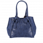 Shopper Vintage Ilona Atlantic, Farbe: blau/petrol, Marke: Fritzi aus Preußen, Abmessungen in cm: 30.5x29.5x10, Bild 4 von 5