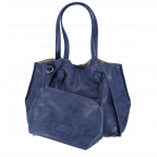 Shopper Vintage Ilona Atlantic, Farbe: blau/petrol, Marke: Fritzi aus Preußen, Abmessungen in cm: 30.5x29.5x10, Bild 5 von 5