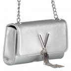 Umhängetasche Divina Argento, Farbe: metallic, Marke: Valentino Bags, EAN: 8052790167373, Abmessungen in cm: 17.5x11.5x6, Bild 2 von 6