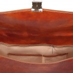 Aktentasche Alessia Cognac, Farbe: cognac, Marke: Assima, Abmessungen in cm: 42x29x13, Bild 4 von 5