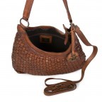 Beuteltasche Soft-Weaving Tuula B3.6104 Charming Cognac, Farbe: cognac, Marke: Harbour 2nd, EAN: 4046478026971, Abmessungen in cm: 30x33x9, Bild 3 von 4