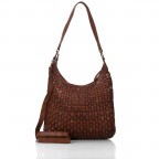 Beuteltasche Soft-Weaving Tuula B3.6104 Charming Cognac, Farbe: cognac, Marke: Harbour 2nd, EAN: 4046478026971, Abmessungen in cm: 30x33x9, Bild 4 von 4