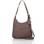 Beuteltasche Soft-Weaving Tuula B3.6104 Stone Grey, Farbe: grau, Marke: Harbour 2nd, EAN: 4046478026988, Abmessungen in cm: 30x33x9, Bild 1 von 4