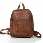 Rucksack Soft-Weaving Zola B3.6110 Charming Cognac, Farbe: cognac, Marke: Harbour 2nd, EAN: 4046478027022, Abmessungen in cm: 30x26x9, Bild 1 von 6