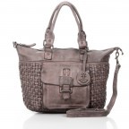 Shopper Soft-Weaving Tora B3.6074 Stone Grey, Farbe: grau, Marke: Harbour 2nd, EAN: 4046478026933, Abmessungen in cm: 40x27x11, Bild 1 von 4