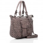 Shopper Soft-Weaving Tora B3.6074 Stone Grey, Farbe: grau, Marke: Harbour 2nd, EAN: 4046478026933, Abmessungen in cm: 40x27x11, Bild 2 von 4