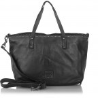 Shopper Bella Di Notte Leder Nero, Farbe: schwarz, Marke: Campomaggi, Abmessungen in cm: 45x28x12, Bild 4 von 4