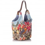 Beutel Cheyenne Canvas 117-5200 Rousseau, Farbe: blau/petrol, Marke: Anokhi, Abmessungen in cm: 34x36x24, Bild 2 von 4