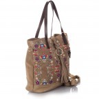 Shopper Alzey Sahara, Farbe: beige, Marke: Anokhi, Abmessungen in cm: 41x34x14, Bild 2 von 3