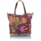 Shopper Cheyenne Canvas Metallic 117-5201 Mexicana, Farbe: bunt, Marke: Anokhi, Abmessungen in cm: 38x36x18, Bild 1 von 5