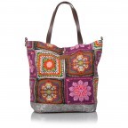 Shopper Cheyenne Canvas Metallic 117-5201 Mexicana, Farbe: bunt, Marke: Anokhi, Abmessungen in cm: 38x36x18, Bild 4 von 5