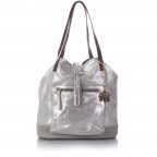 Shopper Kai 117-7126 Shiny Silver, Farbe: metallic, Marke: Anokhi, Abmessungen in cm: 32x34x12.5, Bild 1 von 3