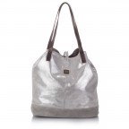 Shopper Kai 117-7126 Shiny Silver, Farbe: metallic, Marke: Anokhi, Abmessungen in cm: 32x34x12.5, Bild 3 von 3