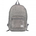 Rucksack Packable Daypack Raven Crosshatch, Farbe: schwarz, Marke: Herschel, EAN: 0828432126989, Abmessungen in cm: 32x45x14, Bild 1 von 7