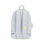 Rucksack Settlement Volumen 21 Liter Lightgrey Crosshatch Lime Zip, Farbe: grau, Marke: Herschel, EAN: 0828432127245, Abmessungen in cm: 27x42x15, Bild 4 von 4