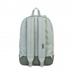 Rucksack Heritage Rubber Straps Volumen 19 Liter Shadow Beetle Rubber, Farbe: grau, Marke: Herschel, EAN: 0828432127290, Abmessungen in cm: 30x46x14, Bild 4 von 4